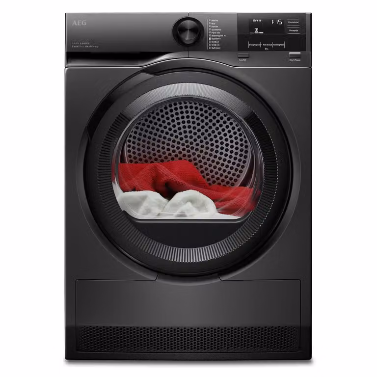 AEG TE7ONYX Warmtepompdroger Zwart