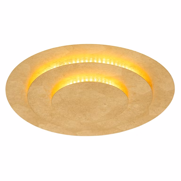Globo Heda LED-plafondlamp goud/messing Ø 35cm