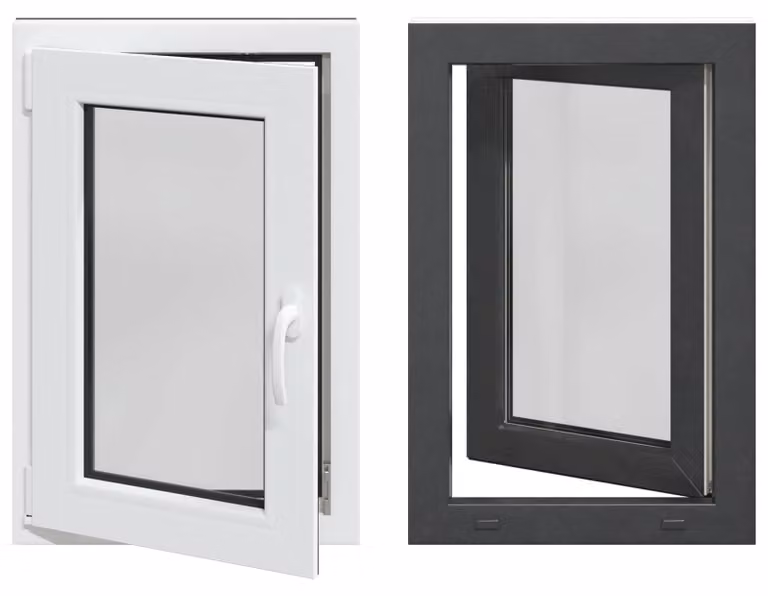 vidaXL Kipp- en draaikraam voor kelder, model RISOR, 60 x 90 cm