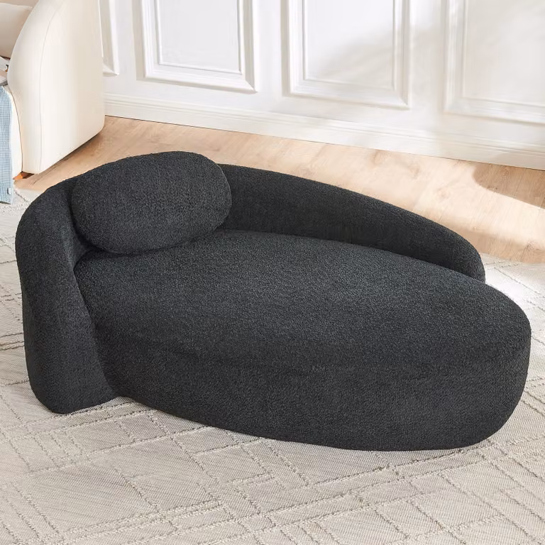 STILVORA 2-zits Scandinavische bank met afgerond design en losse rugkussens