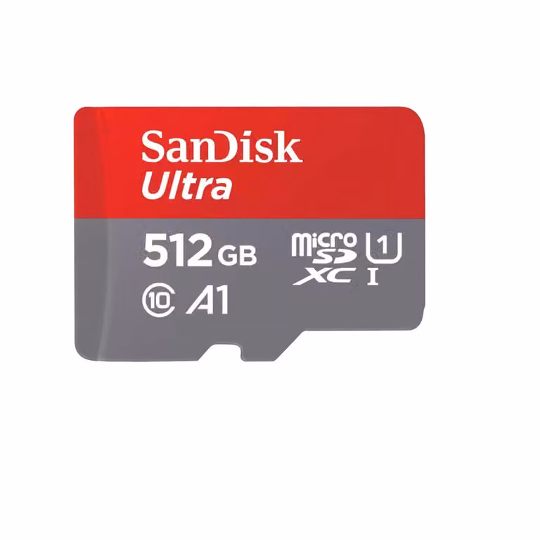 SanDisk microSDXC Ultra 512GB Class 10 Micro SD-kaart met SD-Adapter