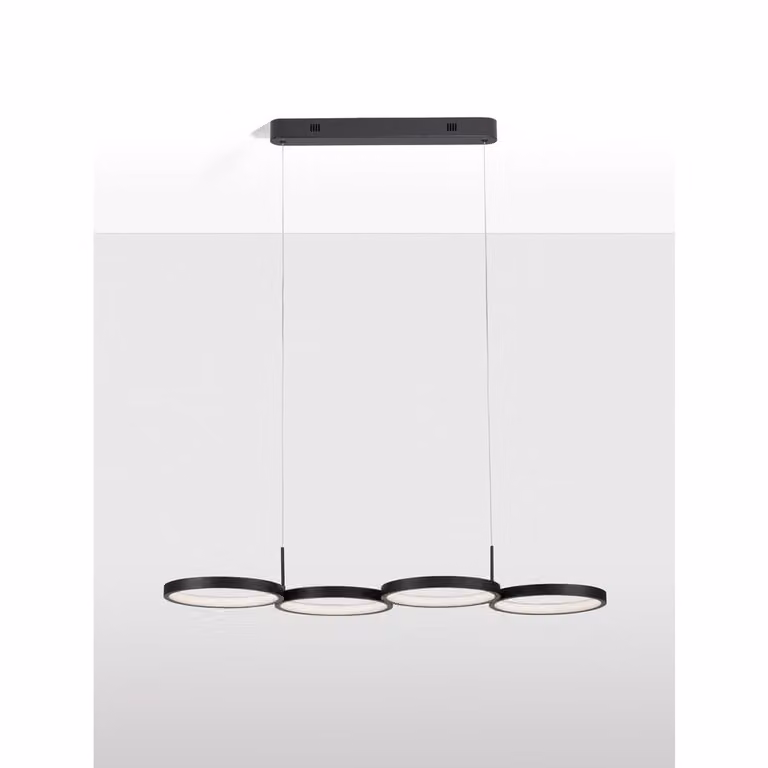 Moderne hanglamp Magnus Lyora zwart 84 cm