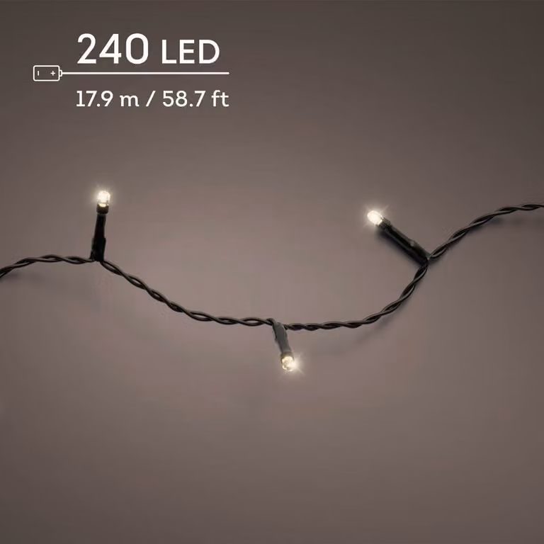 Lumineo XL LED Twinkle Kerstverlichting Warm Wit met 240 Lampjes