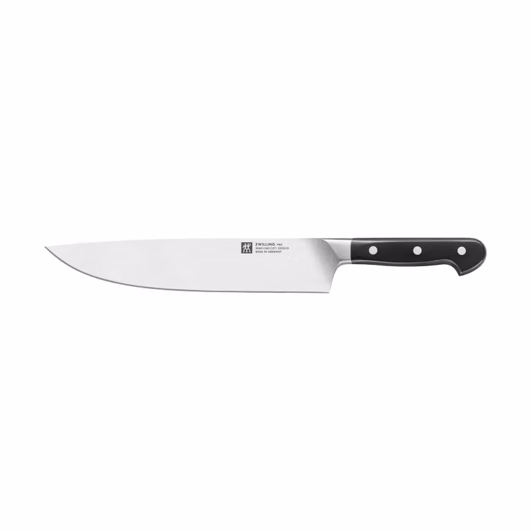 Zwilling Pro koksmes met 26 cm roestvrijstalen lemmet en zwart handvat