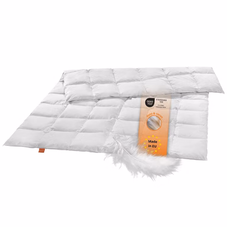 Sleepling Vierseizoenen Dekbed Medium - 220 x 240 cm - 90% Dons en 10% Veren