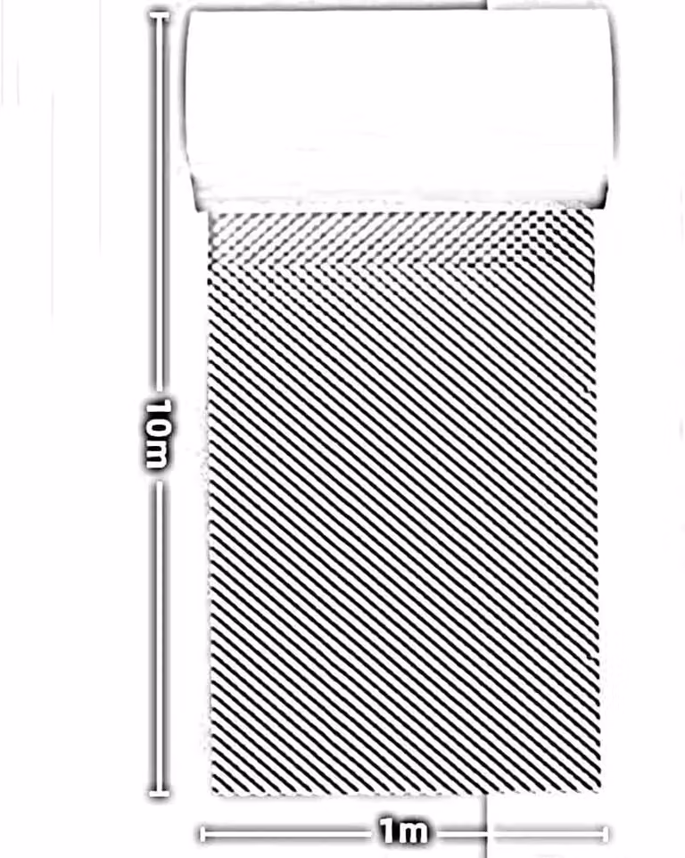 Zelfklevende Akoestische Mat voor Geluidsisolatie en Geluidsverbetering, Vlamvertragend, Zwart, B: 10 m, D: 1 m, H: 7 cm