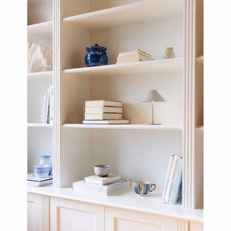 Hygge Portable Tafellamp Creme van Halo Design met Oplaadbare Accu voor Slaapkamer of Tuin