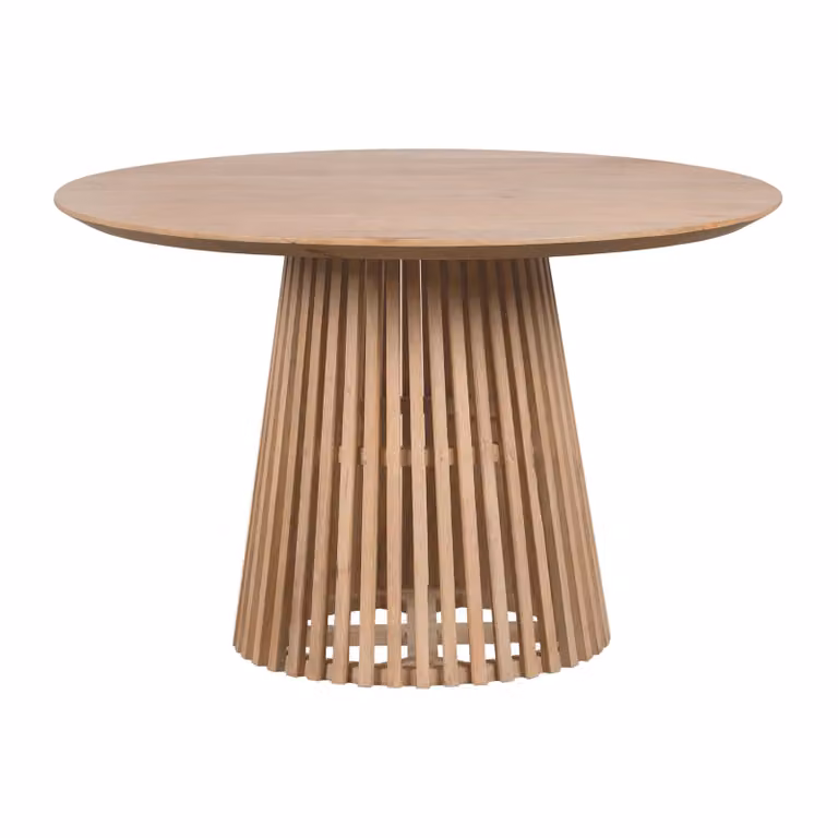 Lewis & Loft Eettafel Levi - Rond - Mangohout - Ø 120 cm - Naturel