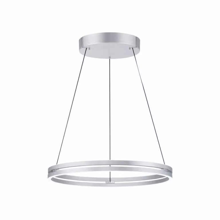 Paul Neuhaus Pure E-Loop LED hanglamp aluminium Ø 70 cm