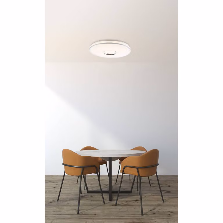 Globo Lighting Rena LED-plafondlamp wit, Ø 49 cm
