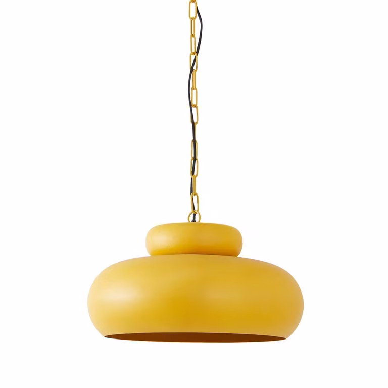 Light & Living Neiva Hanglamp - Geel - Ø 46 cm