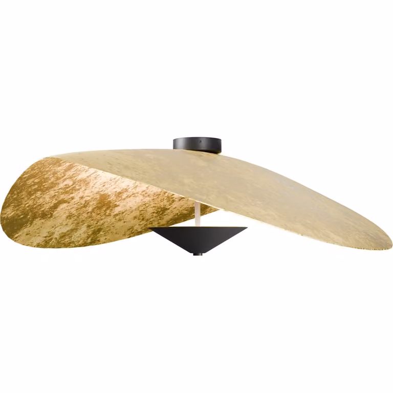 Masterlight Lente LED Plafondlamp - Goud/Messing - Diameter: 90 cm