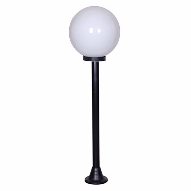 Lyora Bolstaande vloerlamp Bolano wit met opaal bol 181 cm