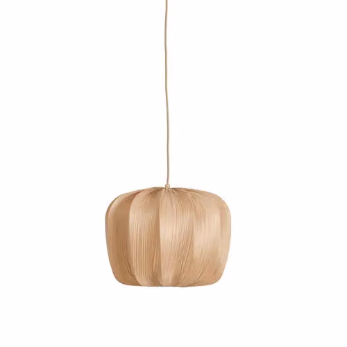 Light & Living Hanglamp Savina Rond - Beige/Wit - B: 40 cm, D: 40 cm, H: 30 cm