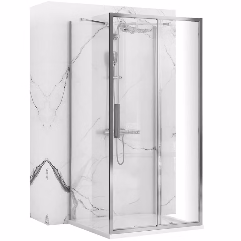 Rea Douche Rapid Slide Chrome Douchecabine 100x90 cm