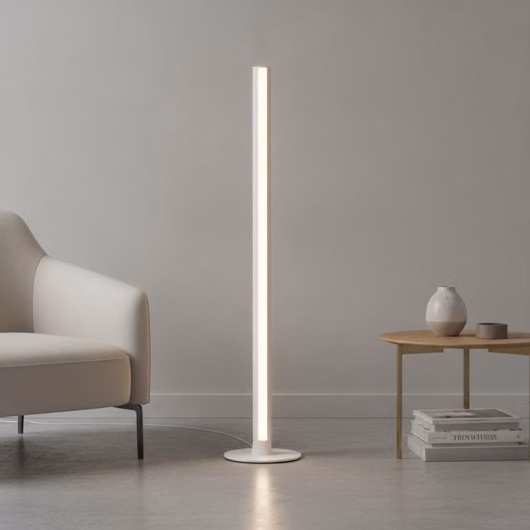 Dimbare vloerlamp Frankfurt van Artdelight in wit