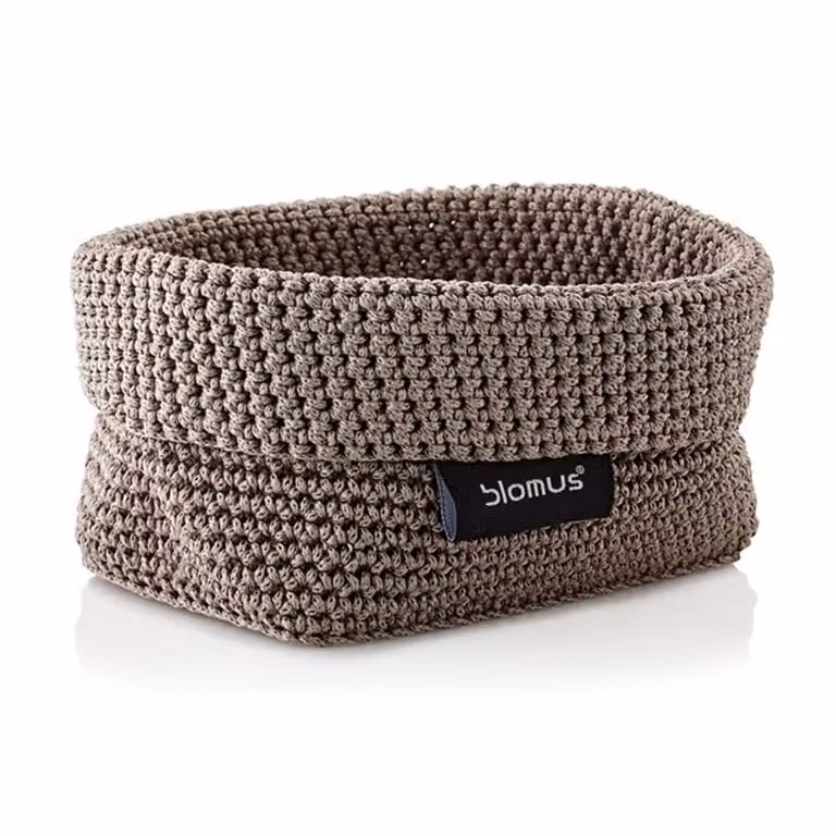 Blomus Tela textielmand taupe M 10 x 15 cm