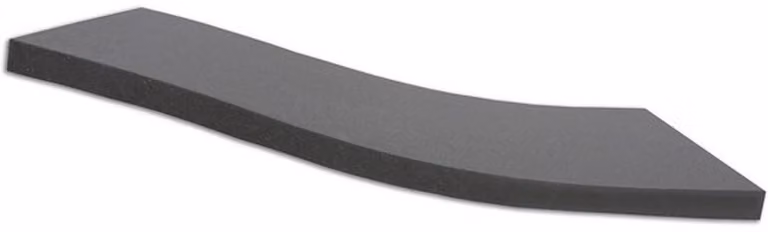 Orthopedisch koudschuimmatras H2 voor volwassenen, B/D/H: 60 x 200 x 9 cm
