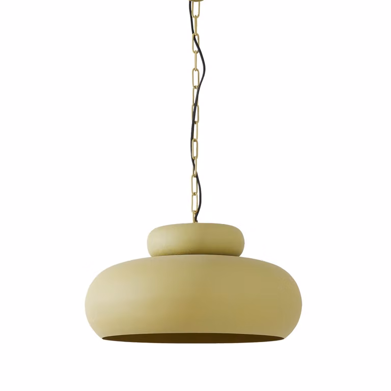 Light & Living Hanglamp Neiva Rond - Groen - Ø 46 cm