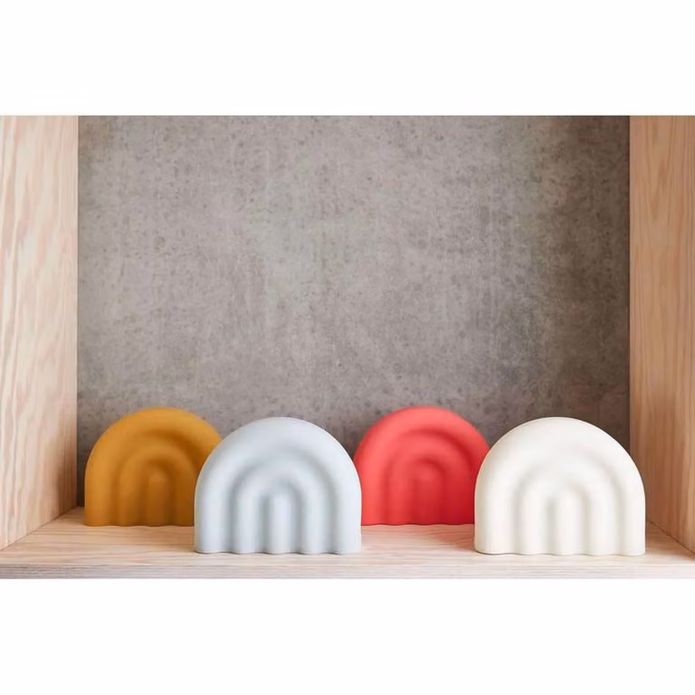 OYOY Living Design Rainbow Nachtlamp voor de kinderkamer, Kersrood, LED, Oplaadbaar