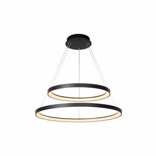 Lucide VIDAL LED hanglamp zwart Ø 78 cm dimbaar