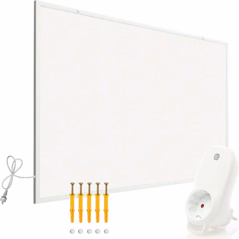 Wiltec Infraroodverwarming 520 Watt met WLAN-thermostaat voor wandmontage