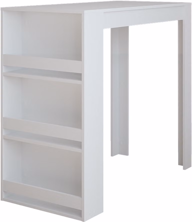 Vicco Repose Bartafel Wit B: 57 cm, D: 117 cm
