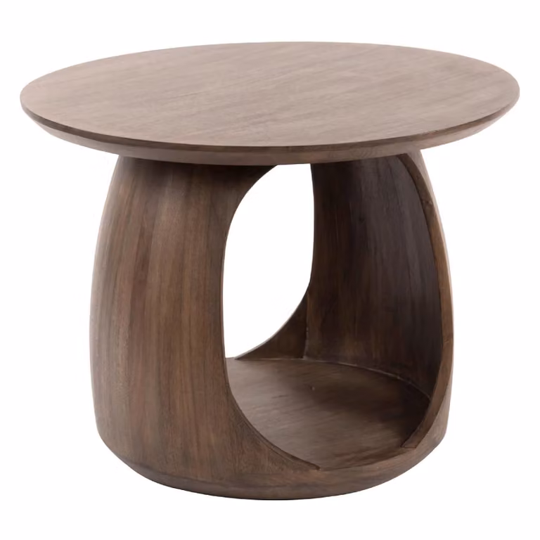 Nest of Nora Bijzettafel Alya - Massief acaciahout - Bruin - Maat M