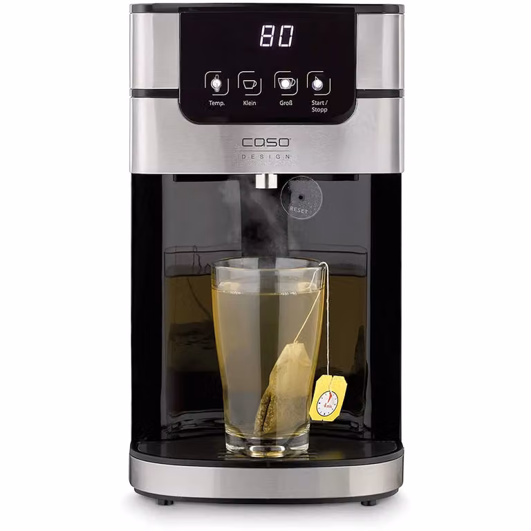 Caso PerfectCup 1000 Pro Turbo warmwaterdispenser en waterkoker - Zwart