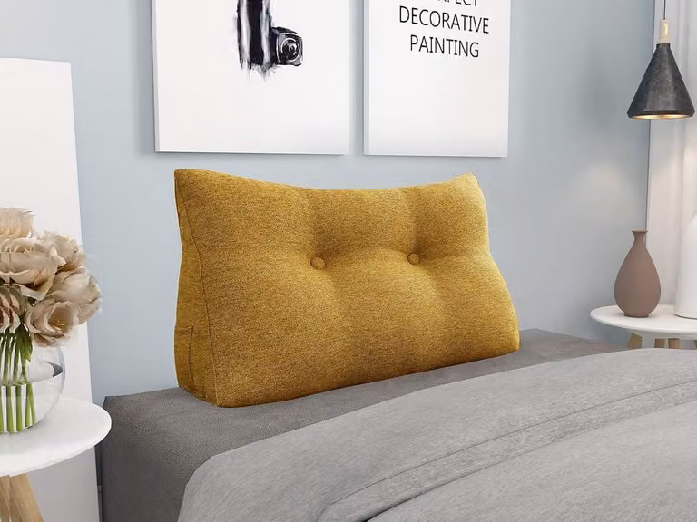 Groot 2-in-1 Rug- en Hoofdkussen XXL voor Bank en Bed - Comfortabel Leeskussen voor Volwassenen