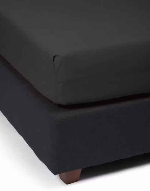 Essenza Minte Anthracite Hoeslaken van Satijn voor Volwassenen
