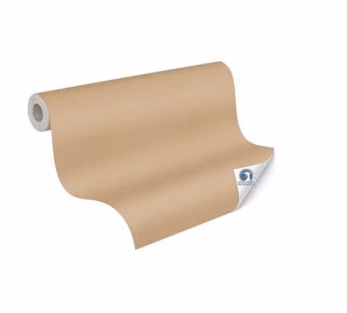Livingwalls DESIGNDROP voorgedekt vliesbehang effen kleur bruin beige B: 53 cm, L: 1005 cm