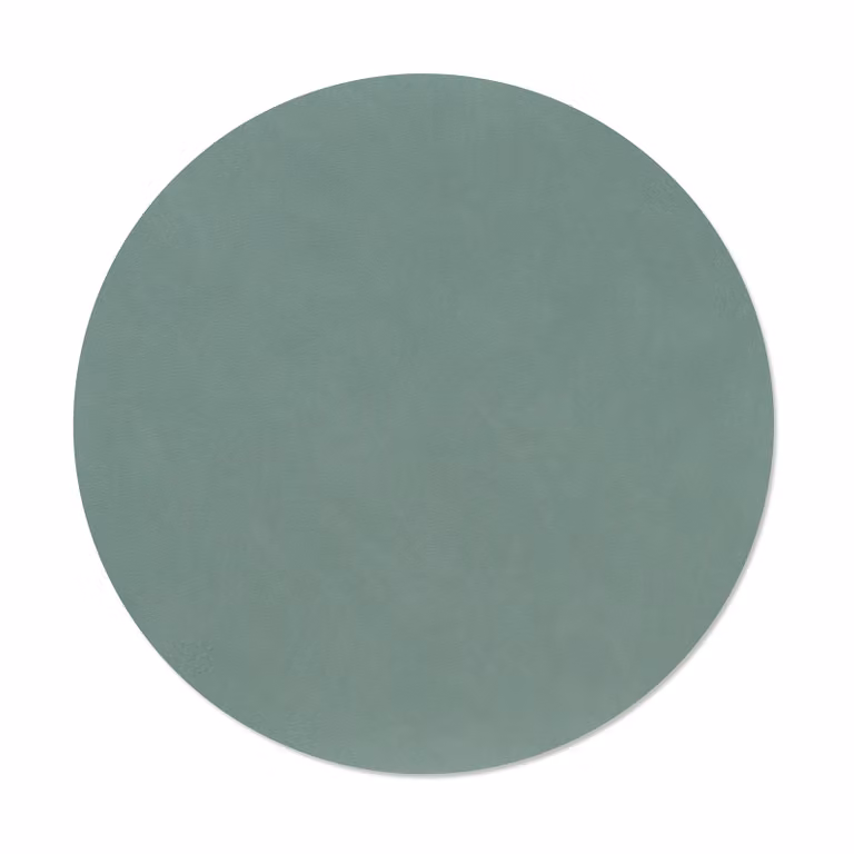 LIND DNA Nupo placemat Pastelgroen, cirkel, L