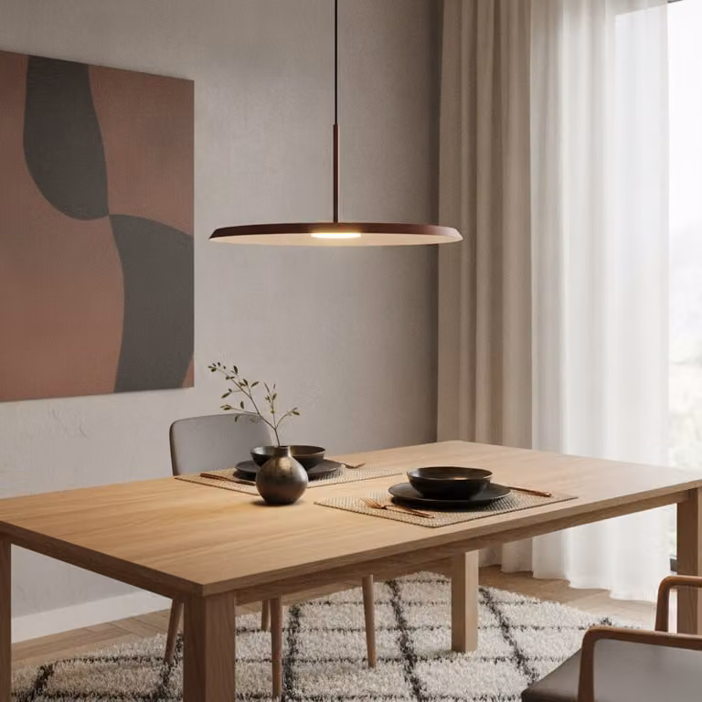 Artdelight Osorno Moderne Hanglamp Koper Ø 35 cm
