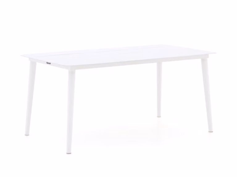 Manifesto Furniture Tuineettafel Manifesto - Rechthoekig - Wit Aluminium