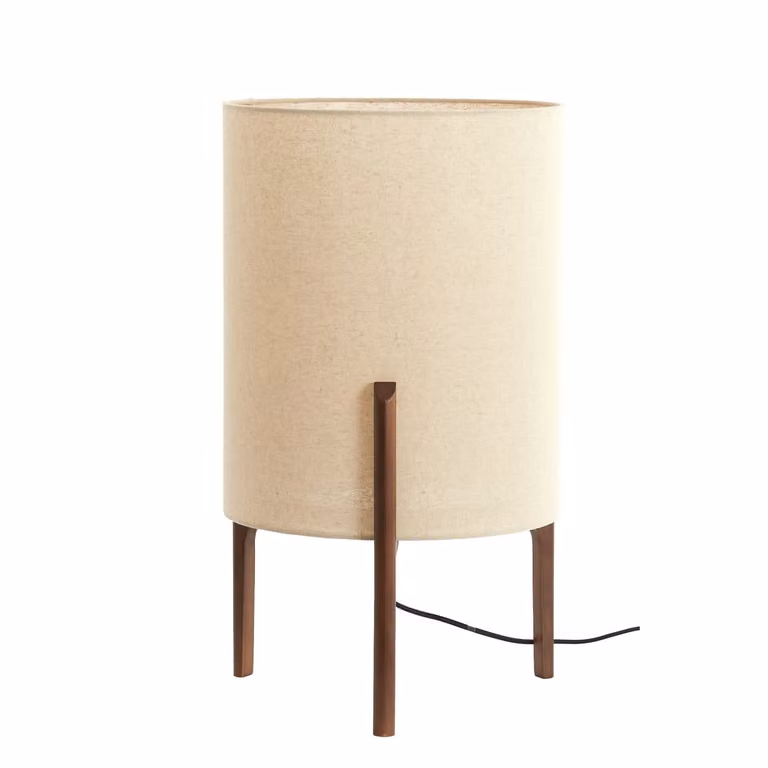 Light & Living Tafellamp Litto - Bruin/Beige - H 58 cm, B 35 cm, D 35 cm