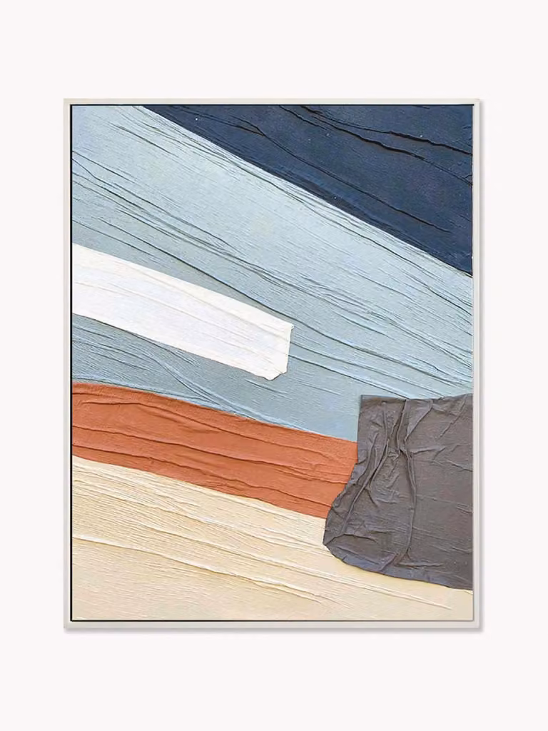 Handbeschilderde canvasdoek Agave van Fabrics