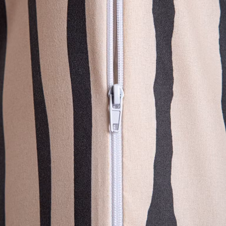 HOMLA LINO Beddengoed met zwarte strepen, microvezel, 220 x 200 cm en 2x 70 x 80 cm