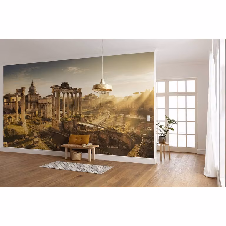 home24 Fotobehang Forum Romanum, Multicolour, Breedte: 500 cm, Hoogte: 280 cm