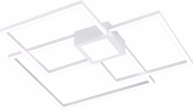 Trio Hydra Witte Plafonnière met LED en dimbare optie