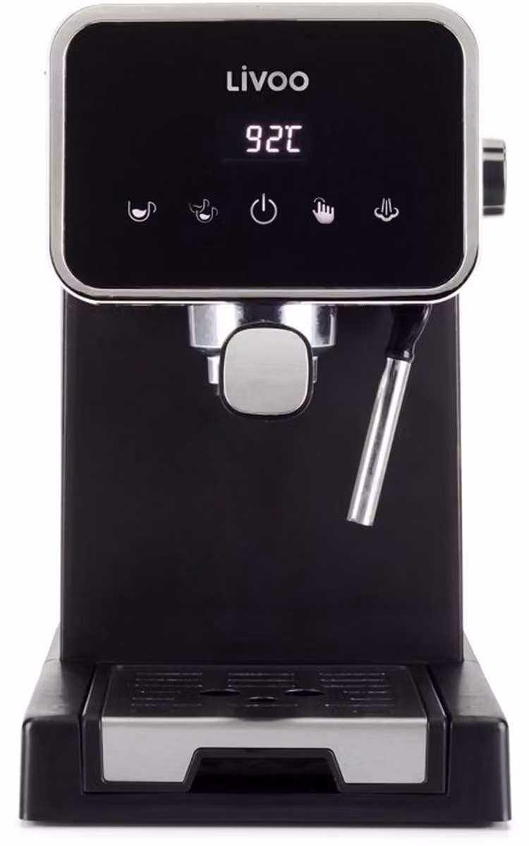 LIVOO DOD218N Espresso koffiezetapparaat - 1100 W - 20 bar - Zwart