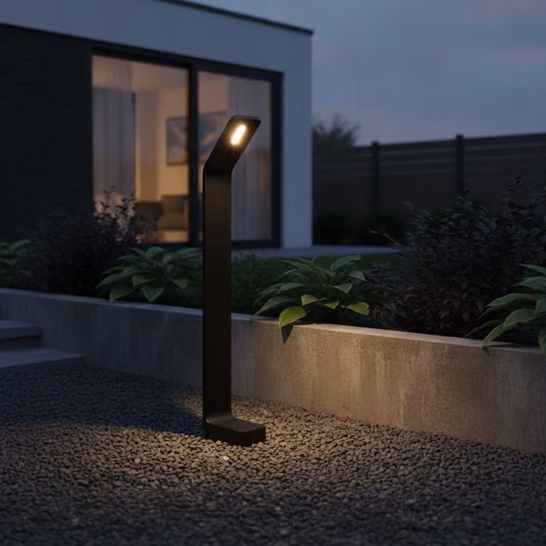 Artdelight Koloa Buitenverlichting Zwart Aluminium 60 cm