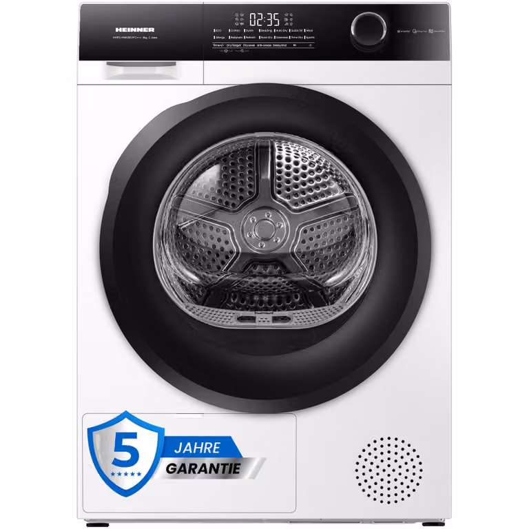 Heinner HHPD-HMK80IVFC+++ warmtepompdroger, 8 kg, wit