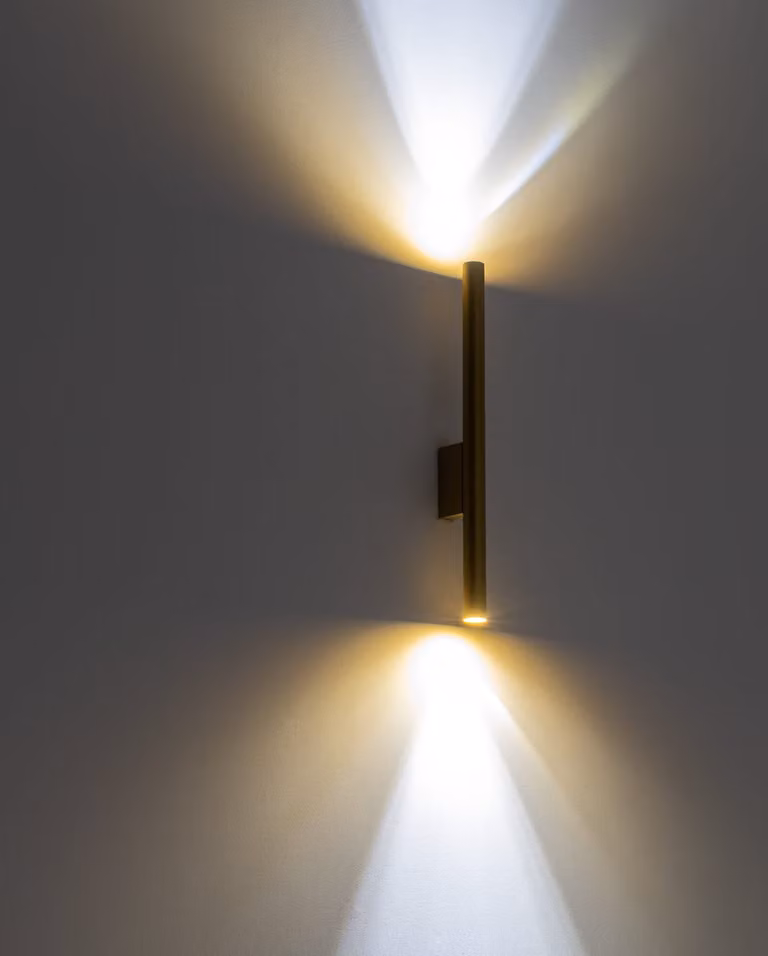 Nowodvorski Laser wandlamp - Goud/Messing - Modern en Dimbaar
