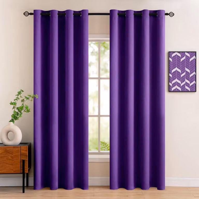 MIULEE Verduisterend gordijn Blackout B: 1,4 m x H: 2,25 m