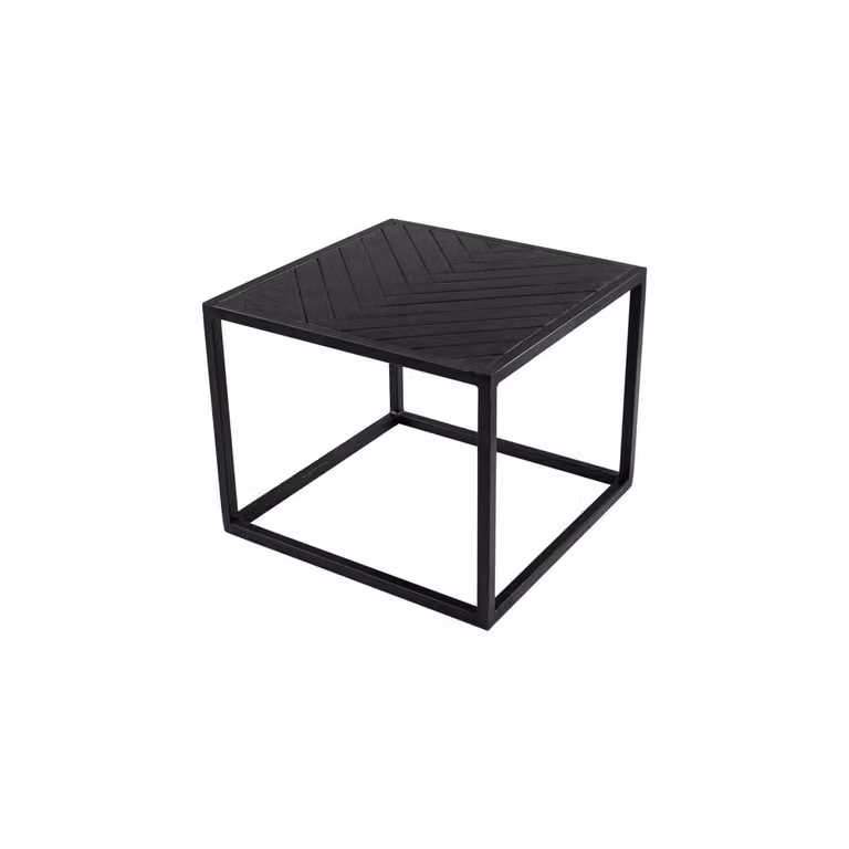 Kick Bijzettafel Hugo Zwart B: 50 cm, D: 50 cm