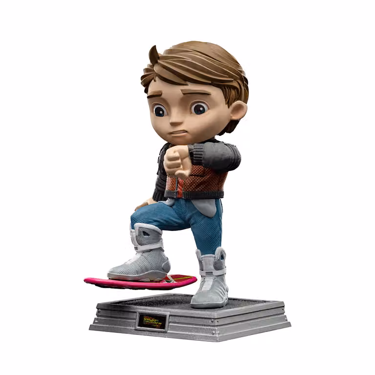 Iron Studios Terug naar de Toekomst II Mini Co. PVC-figuur Marty McFly, 14 cm