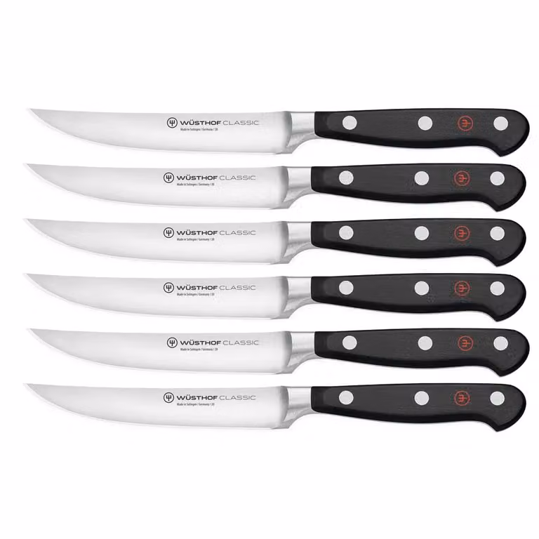 Wusthof Classic 6-delige steakmessenset