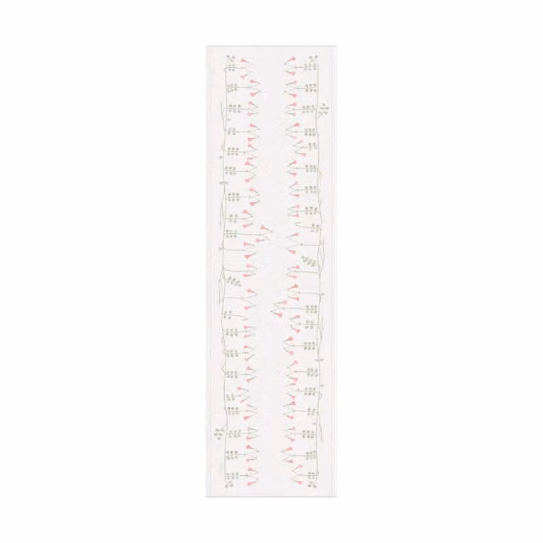 Ekelund Linneväveri Linnea tafelloper Roze, B: 35 cm, L: 120 cm