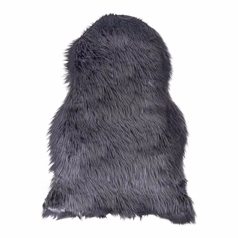 home24 Dierenvel Lambskin Artificial I grijs/grijs, B: 85 cm, D: 50 cm